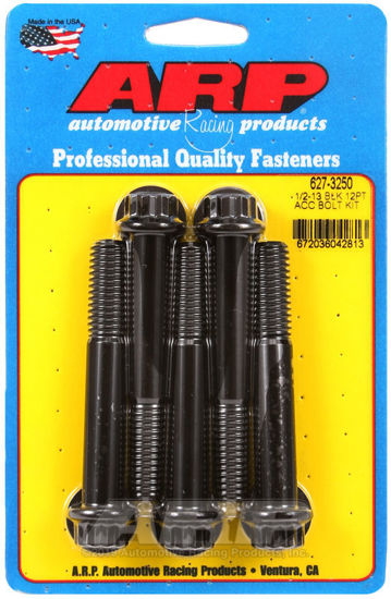 Bilde av 1/2-13 x 3.250 12pt black oxide bolts