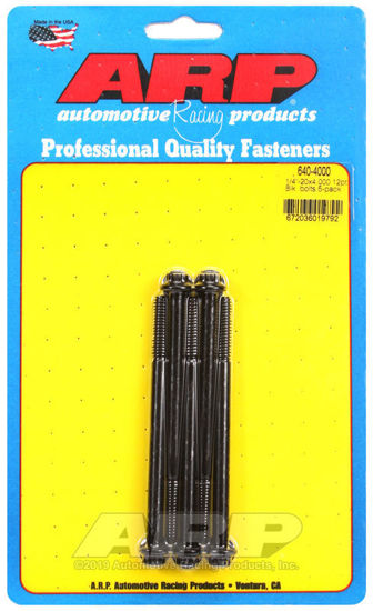 Bilde av 1/4-20 x 4.000 12pt black oxide bolts