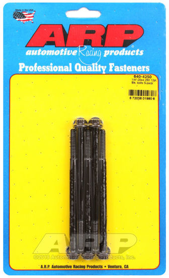 Bilde av 1/4-20 x 4.250 12pt black oxide bolts