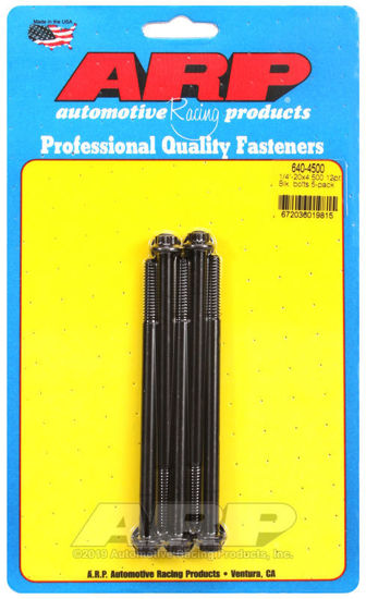 Bilde av 1/4-20 x 4.500 12pt black oxide bolts