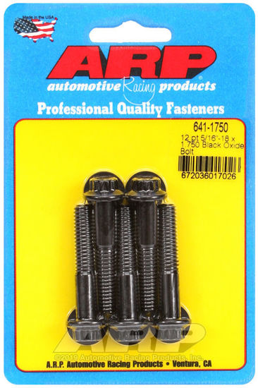 Bilde av 5/16-18 x 1.750 12pt black oxide bolts