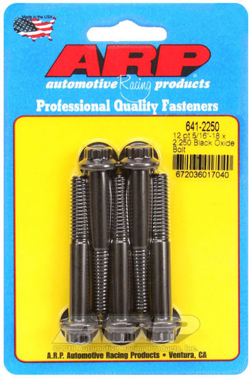 Bilde av 5/16-18 x 2.250 12pt black oxide bolts