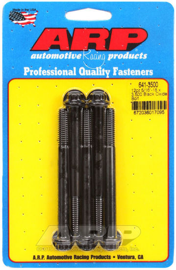 Bilde av 5/16-18 x 3.500 12pt black oxide bolts