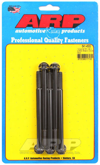 Bilde av 5/16-18 x 4.500 12pt black oxide bolts