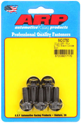 Bilde av 3/8-16 x 0.750 12pt black oxide bolts