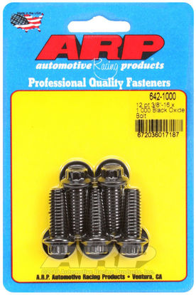 Bilde av 3/8-16 x 1.000 12pt black oxide bolts