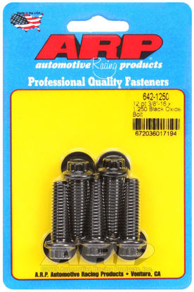 Bilde av 3/8-16 x 1.250 12pt black oxide bolts