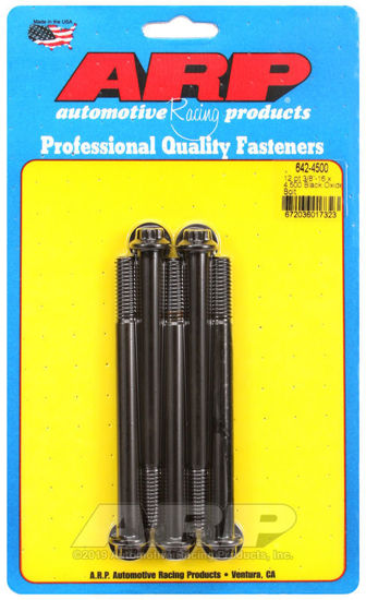 Bilde av 3/8-16 x 4.500 12pt black oxide bolts