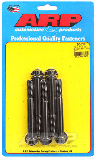 Bilde av 7/16-14 x 3.500 12pt black oxide bolts