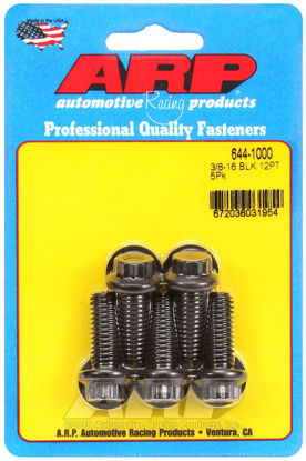 Bilde av 3/8-16 x 1.000 12pt 7/16 wrenching black oxide bolts