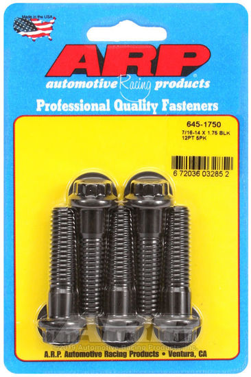 Bilde av 7/16-14 X 1.750 12pt 1/2 wrenching black oxide bolts