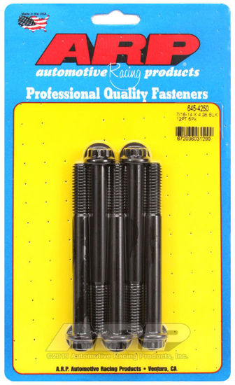 Bilde av 7/16-14 X 4.250 12pt 1/2 wrenching black oxide bolts