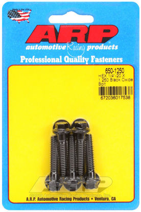 Bilde av 1/4-20 X 1.250 hex black oxide bolts