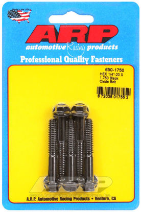 Bilde av 1/4-20 X 1.750 hex black oxide bolts