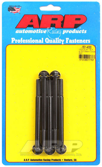 Bilde av 5/16-18 X 4.000 hex black oxide bolts