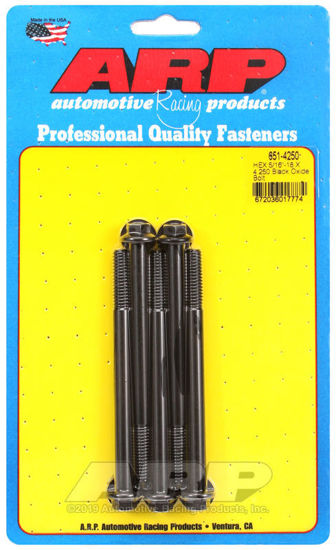 Bilde av 5/16-18 X 4.250 hex black oxide bolts