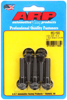 Bilde av 3/8-16 X 1.500 hex black oxide bolts