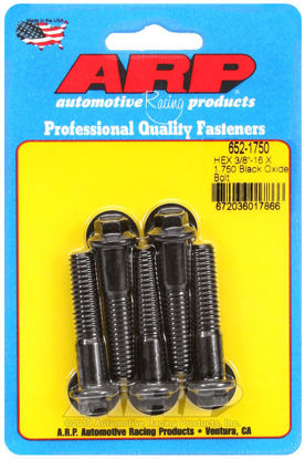 Bilde av 3/8-16 X 1.750 hex black oxide bolts