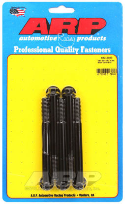 Bilde av 3/8-16 X 4.000 hex black oxide bolts