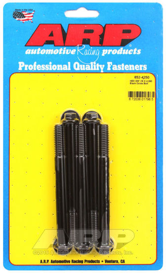 Bilde av 3/8-16 X 4.250 hex black oxide bolts