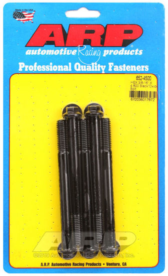 Bilde av 3/8-16 X 4.500 hex black oxide bolts