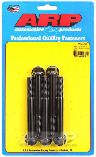 Bilde av 7/16-14 X 3.750 hex black oxide bolts