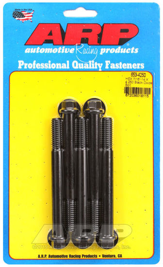 Bilde av 7/16-14 X 4.250 hex black oxide bolts