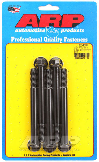 Bilde av 7/16-14 X 4.500 hex black oxide bolts