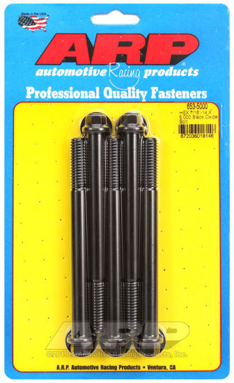 Bilde av 7/16-14 X 5.000 hex black oxide bolts