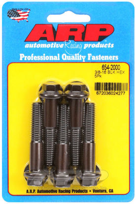 Bilde av 3/8-16 x 2.000 hex 7/16 wrenching black oxide bolts