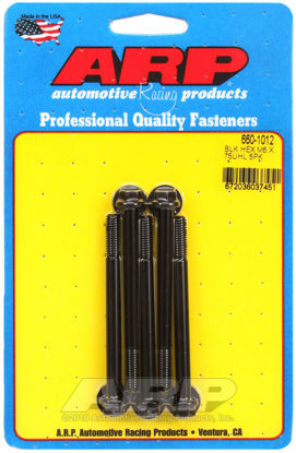 Bilde av M6 x 1.00 x 75 hex black oxide bolts