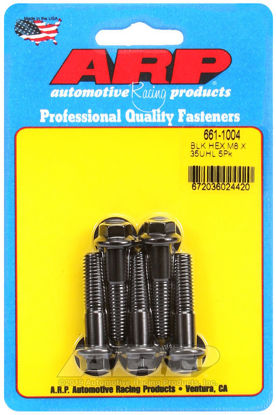 Bilde av M8 x 1.25 x 35 hex black oxide bolts