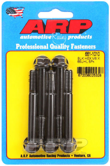 Bilde av M8 x 1.25 x 65 hex black oxide bolts