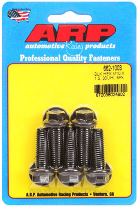 Bilde av M10 x 1.50 x 30 hex black oxide bolts
