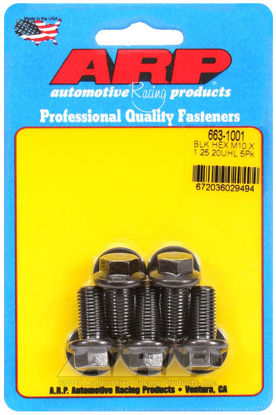 Bilde av M10 x 1.25 x 20 hex black oxide bolts