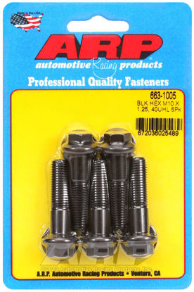 Bilde av M10 x 1.25 x 40 hex black oxide bolts