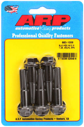 Bilde av M10 x 1.25 x 45 hex black oxide bolts