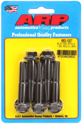 Bilde av M10 x 1.25 x 50 hex black oxide bolts