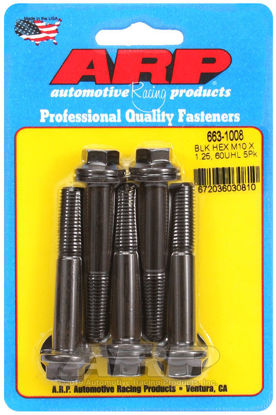 Bilde av M10 x 1.25 x 60  hex black oxide bolts