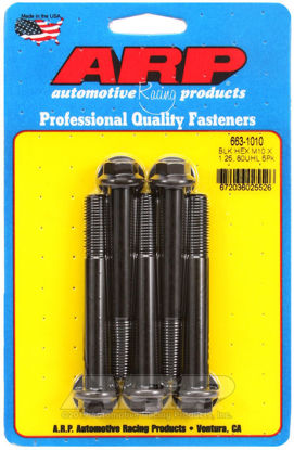 Bilde av M10 x 1.25 x 80 hex black oxide bolts