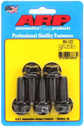 Bilde av M12 x 1.50 x 30 hex black oxide bolts