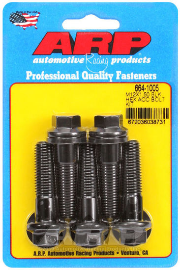 Bilde av M12 x 1.50 x 45 hex black oxide bolts