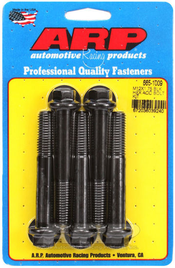 Bilde av M12 x 1.75 x 80 hex black oxide bolts