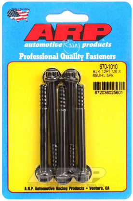 Bilde av M6 x 1.00 x 65 12pt black oxide bolts