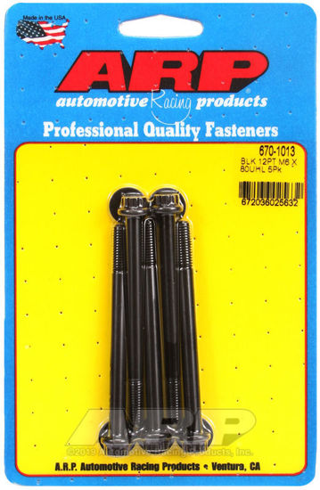 Bilde av M6 x 1.00 x 80 12pt black oxide bolts