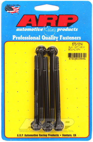 Bilde av M6 x 1.00 x 90  12pt black oxide bolts