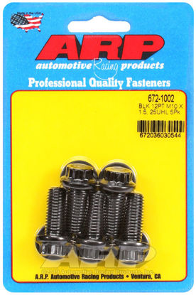 Bilde av M10 x 1.50 x 25 12pt black oxide bolts