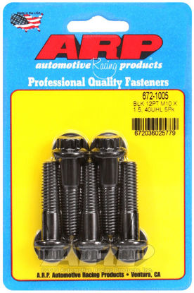 Bilde av M10 x 1.50 x 40 12pt black oxide bolts