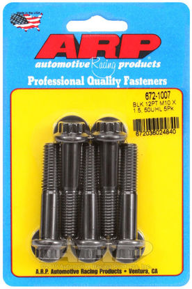 Bilde av M10 x 1.50 x 50 12pt black oxide bolts