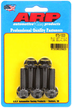 Bilde av M10 x 1.25 x 30 12pt black oxide bolts